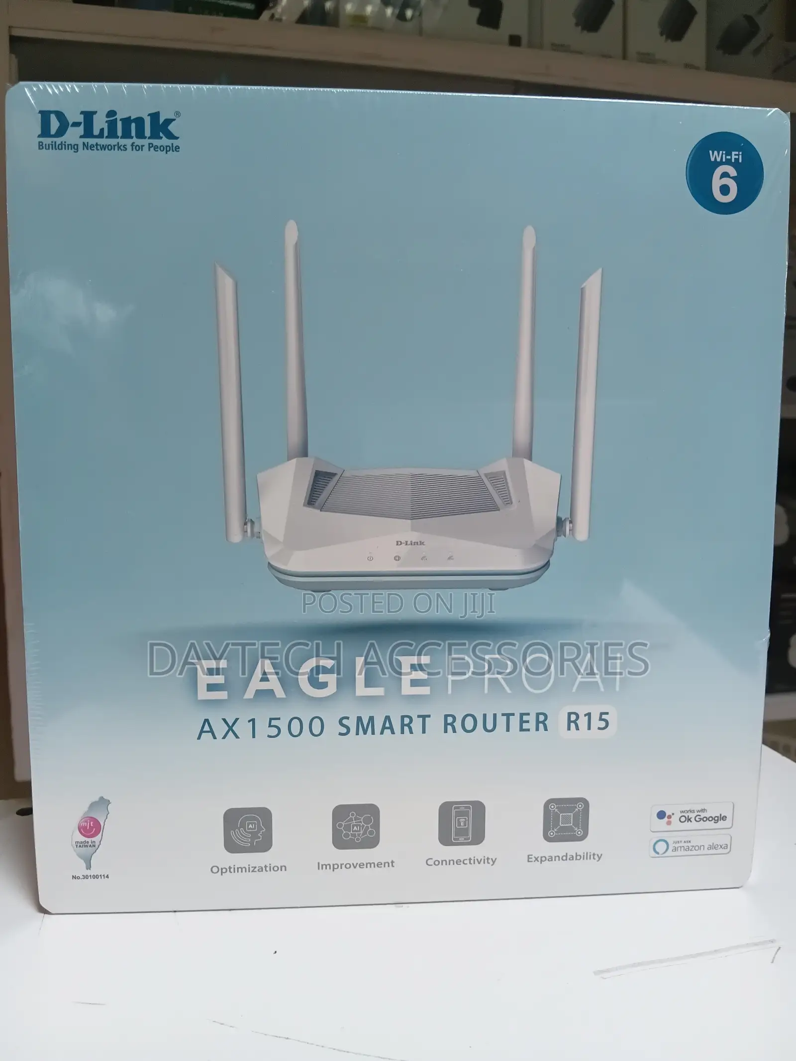 D-Link R15/Bna Ax 1500 Wifi 6 Dual Band Wireless Router