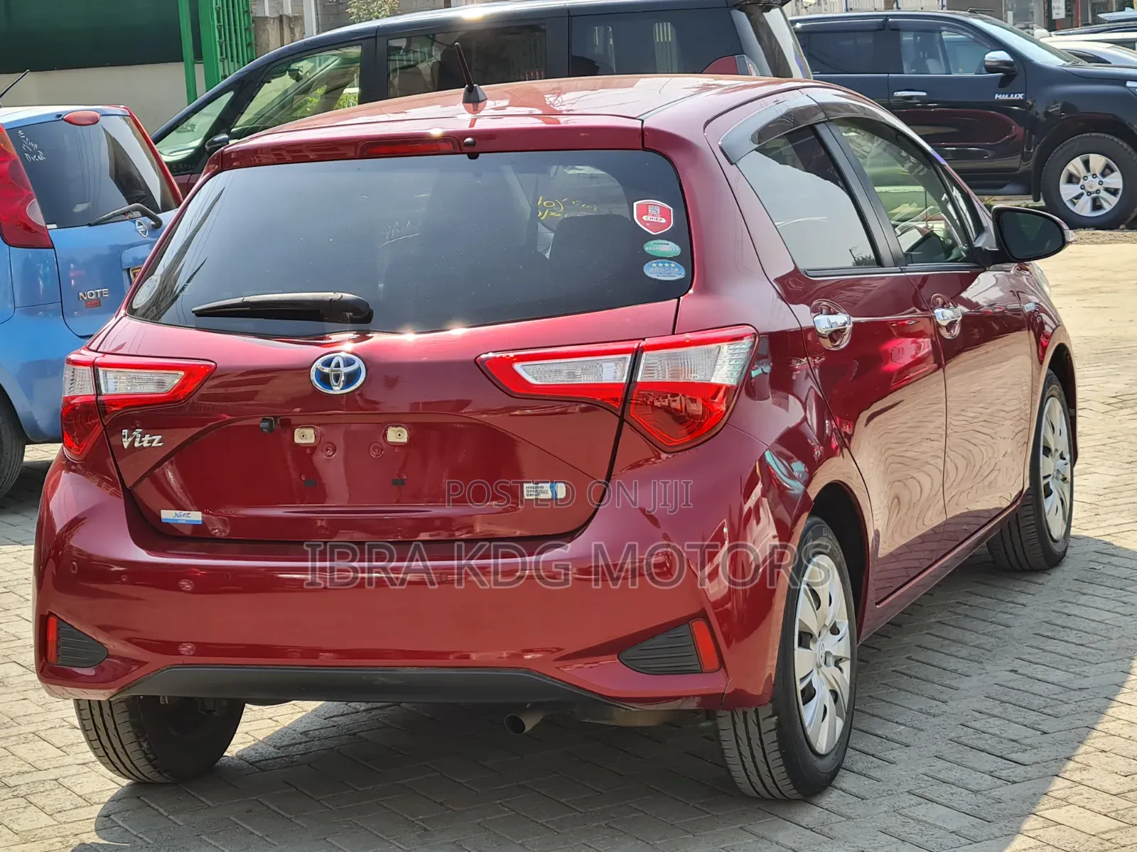 Toyota Vitz 2019 Red