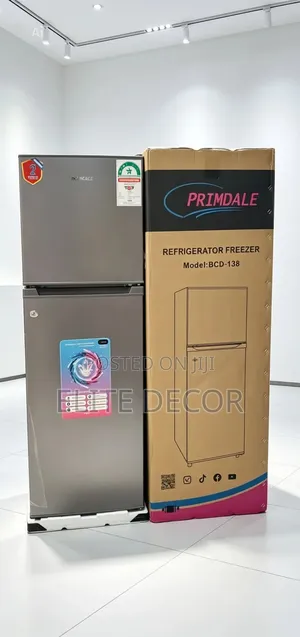 Primdale 138 Litres Double Door Refrigerator – Large Capacity Fridge