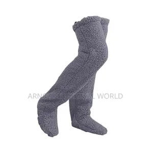 Over Knee High Fuzzy Socks, Winter Plush Over Knee Socks