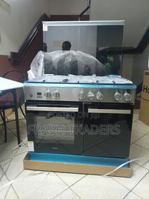 Haier 5 Gas Burner Cooker With Wok Burner Oven Light
