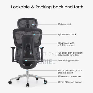 Office Chair : Orthopedic Office Chair With Breathable Mesh Backrest