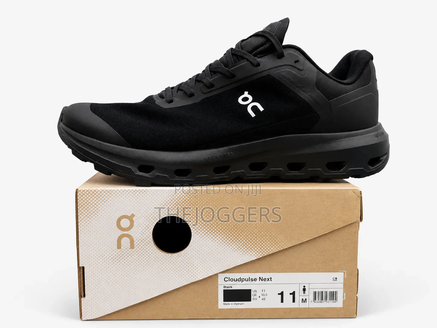 On Cloud Pulse Next Trail Shoe Eu 45/Uk 10.5 Black
