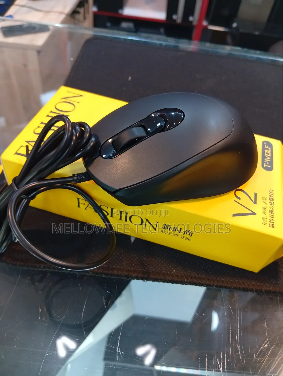 Fashion Twolf V2 Wired Optical Mouse