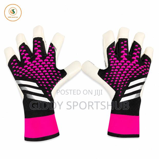 Apex Grip Pro Goalkeeper Gloves – Black/Pink Edition