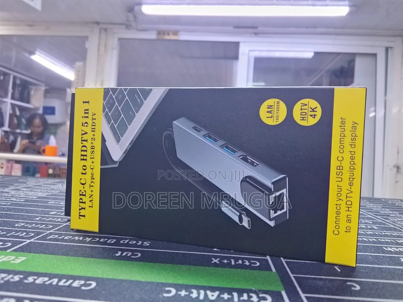 Type C to Hdmi 5 in 1 Adapter