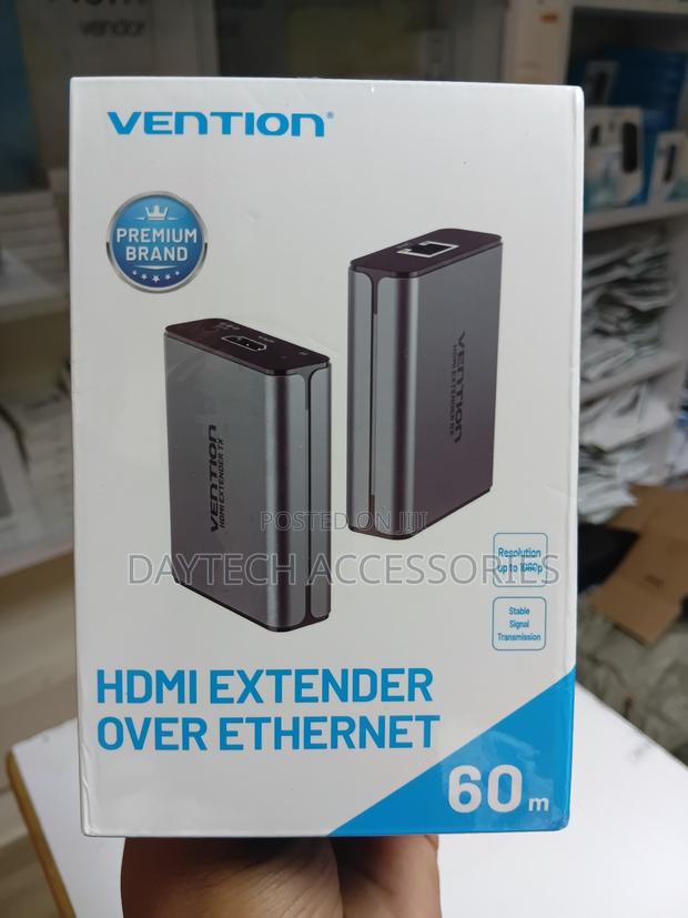 This Is a Vention Hdmi Extender Over Ethernet 60m (Model Akgh0)