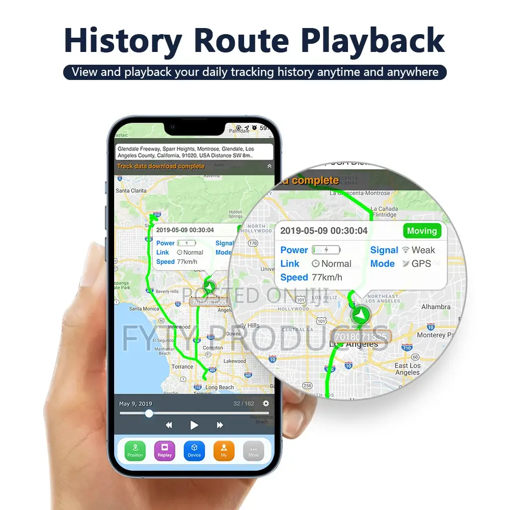 4g GPS Tracker With Shock Alarm Sos Alarm