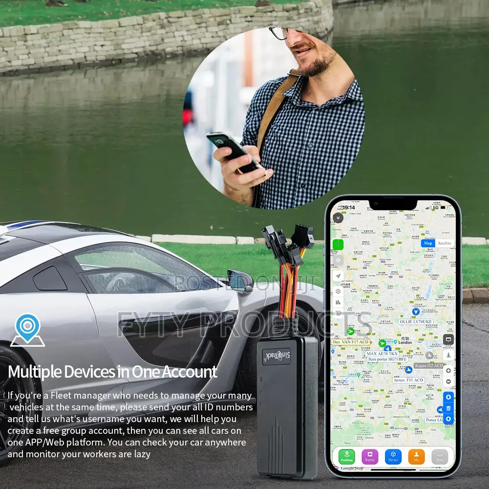 4g GPS Tracker With Shock Alarm Sos Alarm