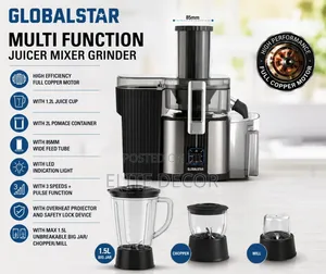 Globalstar Gs-Cf600 Multifunctional Food Processor – Blender, Chopper