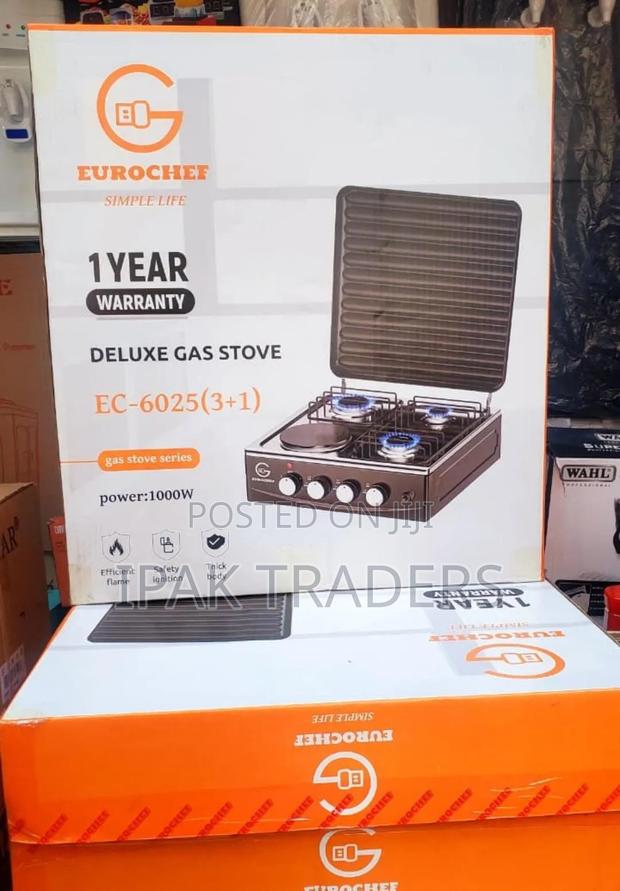 Eurochef 3 Gas +1 Electric Table Top Cooker - thumbnail 2