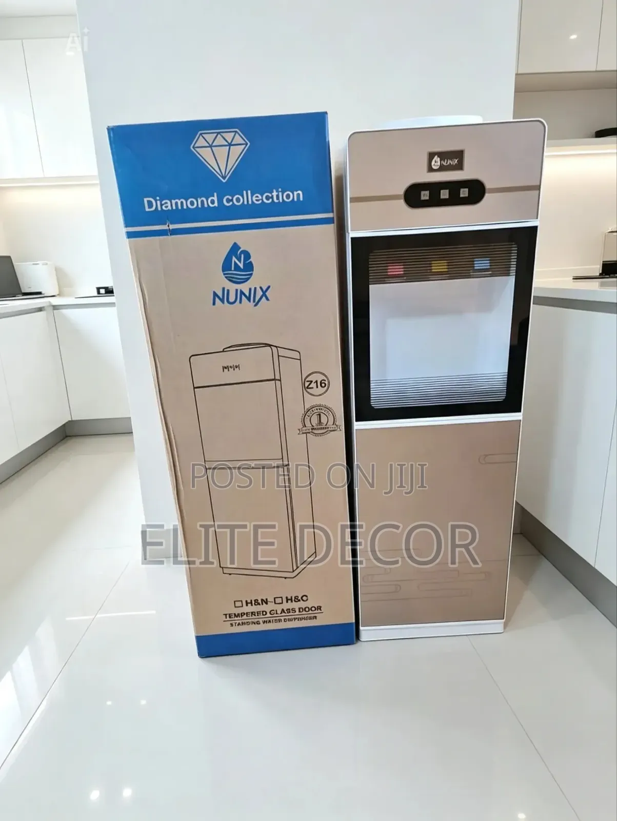 Nunix Z16c 3 Taps Water Dispenser – Hot, Normal Cold Water