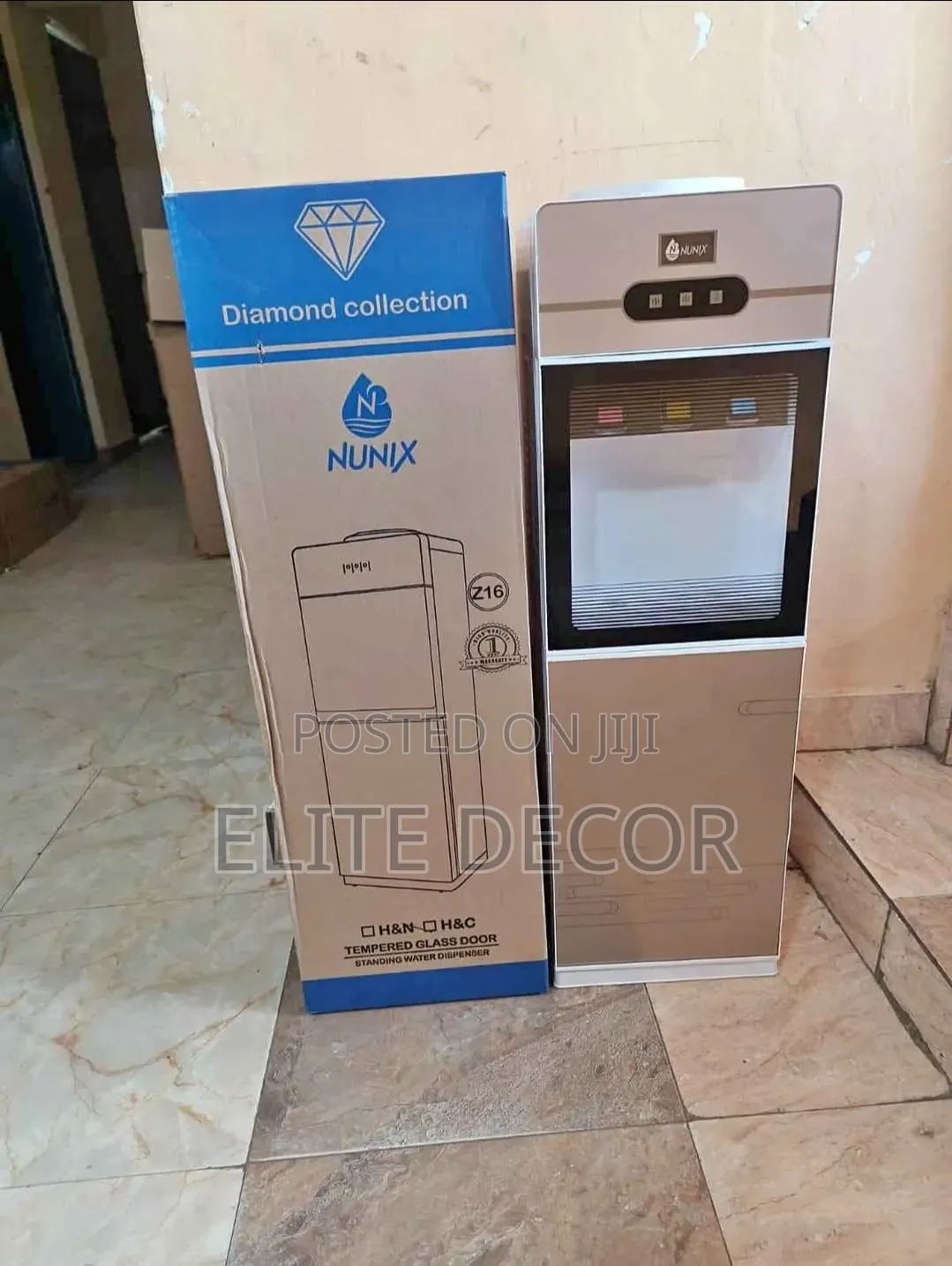 Nunix Z16c 3 Taps Water Dispenser – Hot, Normal Cold Water