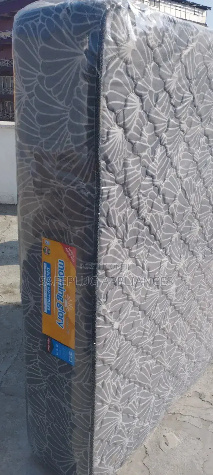 5 by 6 12 Inch Quilted Superfoam Morning Glory Mattress