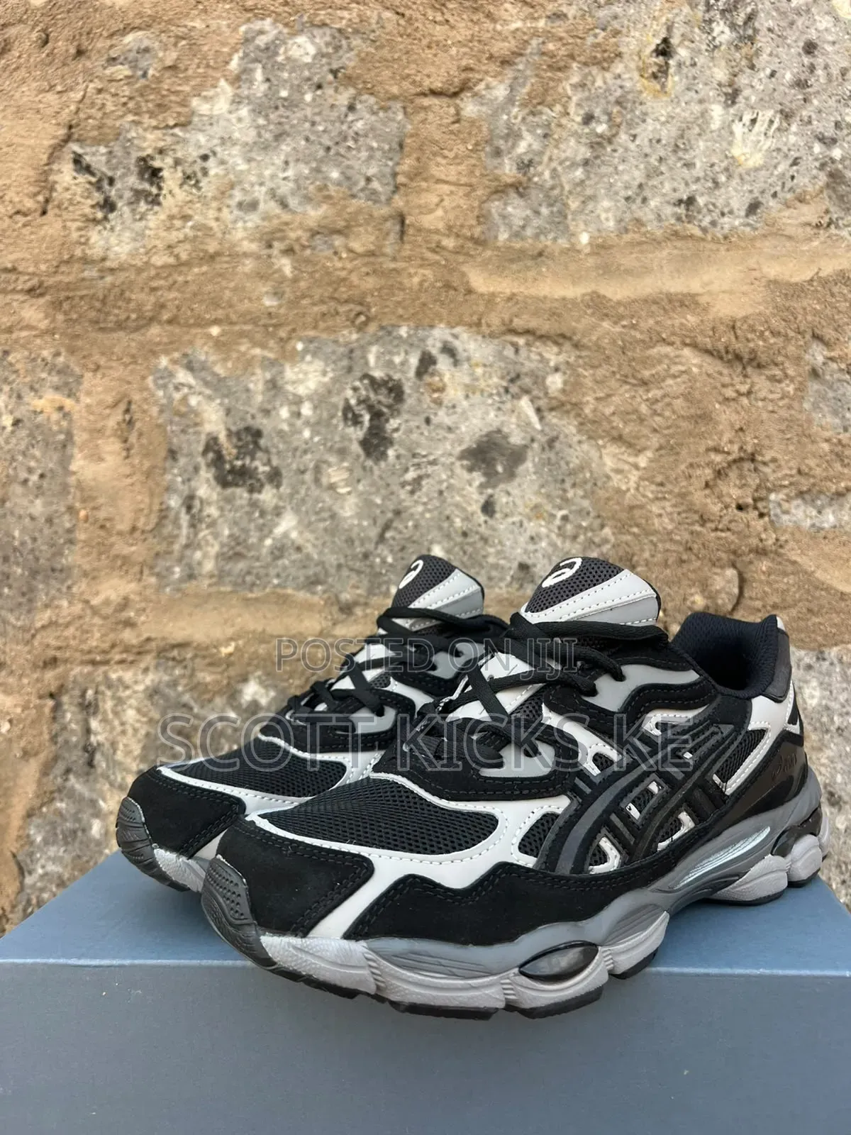 Asics Unisex Gel-Nyc Sneakers Black Gray