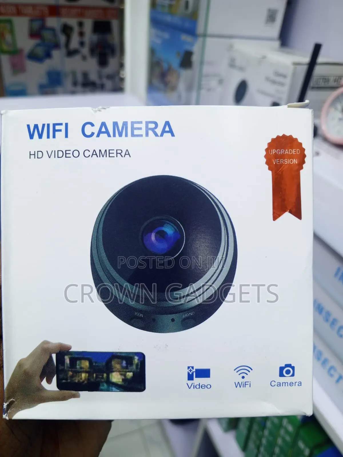 Smart A9 Mini Cctv Camera Wifi 1080p Remote Phone Viewing