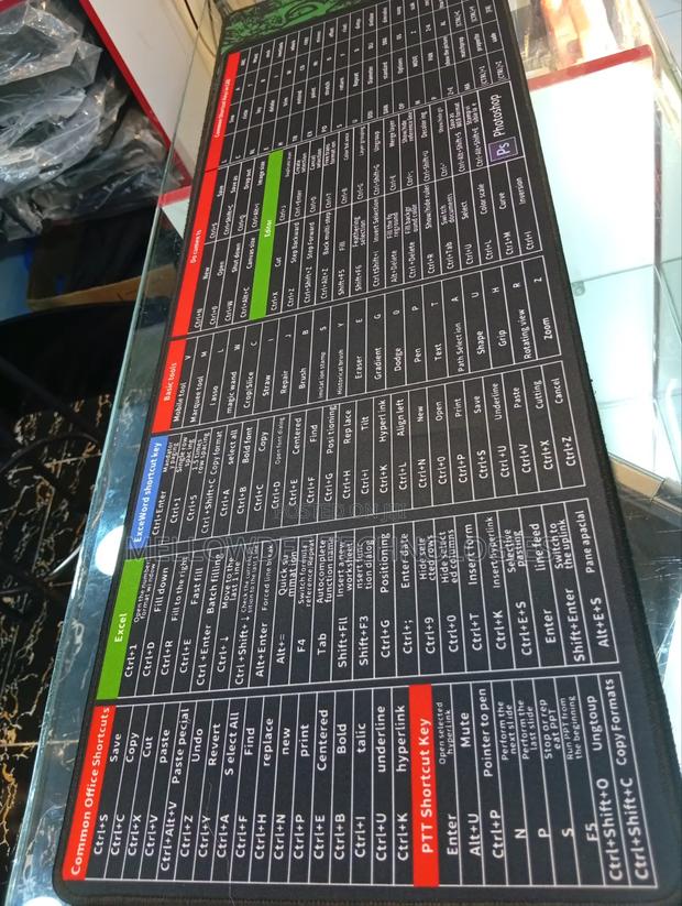 Computer Shortcuts Mousepad
300by800 - main view