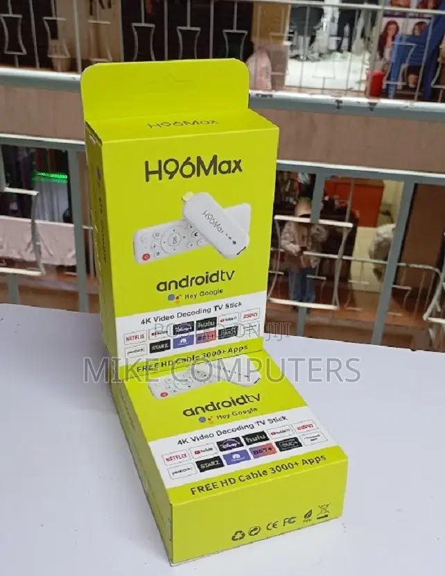 Smart Android Tv Stick H96 Max Media Player With Wifi