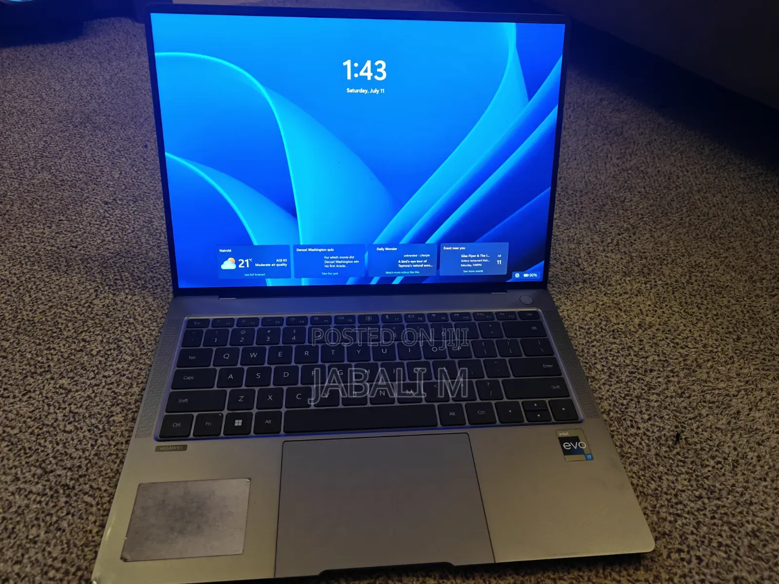 Laptop Huawei MateBook X Pro 16GB Intel Core i7 SSD 1T