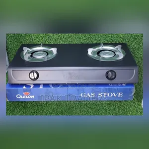 Olelon Gas Stove 2 Burner Stainless Steel Table Top Double Burner