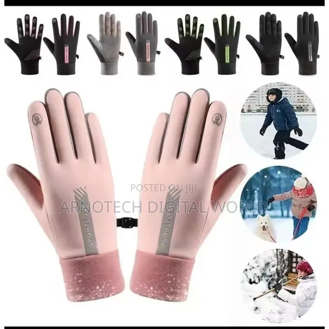 Waterproof Sports Gloves,Touchscreen Compatible Thermal Gloves