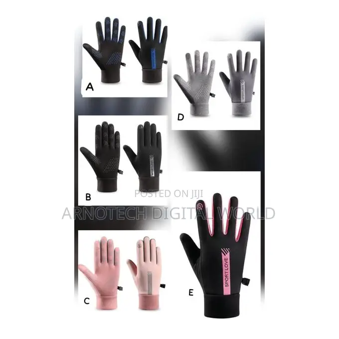 Waterproof Sports Gloves,Touchscreen Compatible Thermal Gloves