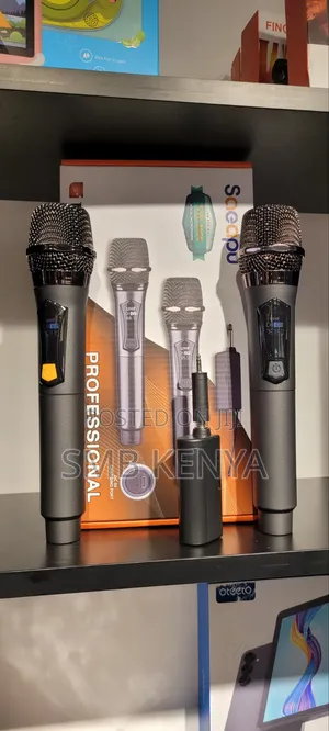 Dual Wireless Microphones With Reachable Batteries-TTD-M66