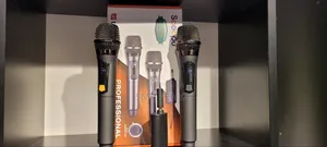Dual Wireless Microphones With Reachable Batteries-TTD-M66