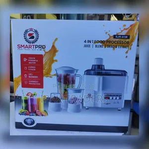 Smartpro 4-in-1 Juice Extractor – Juicer, Blender, Chopper (1000w)