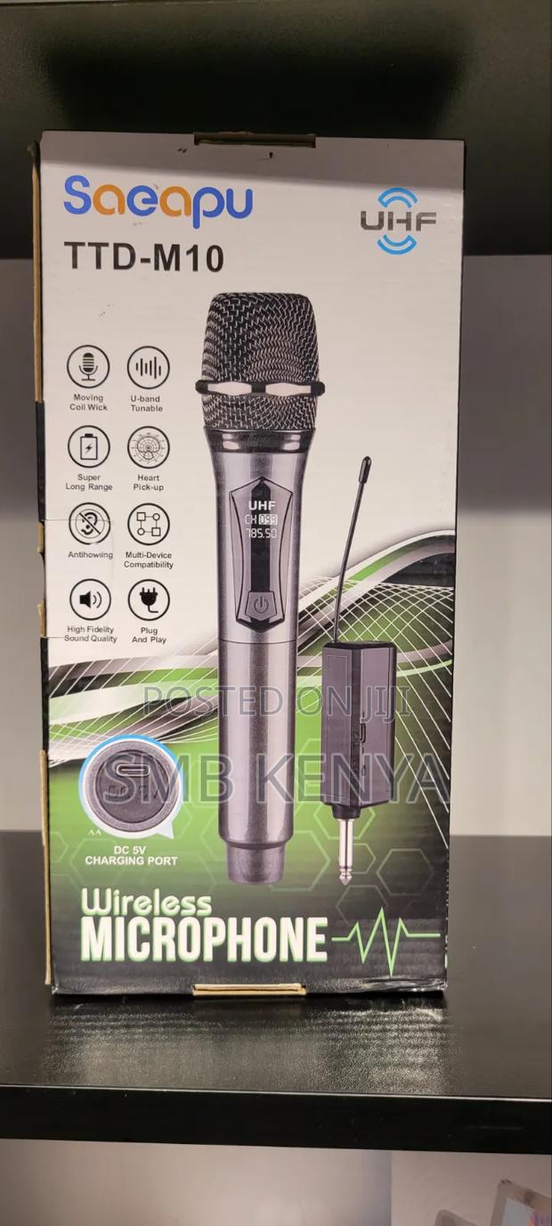 Uhf Wireless Microphone With Rechargeable Battery-TTD-M10 - thumbnail 2