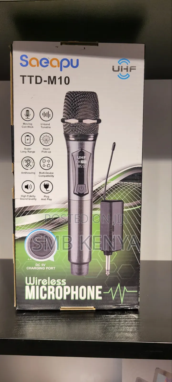 Uhf Wireless Microphone With Rechargeable Battery-TTD-M10