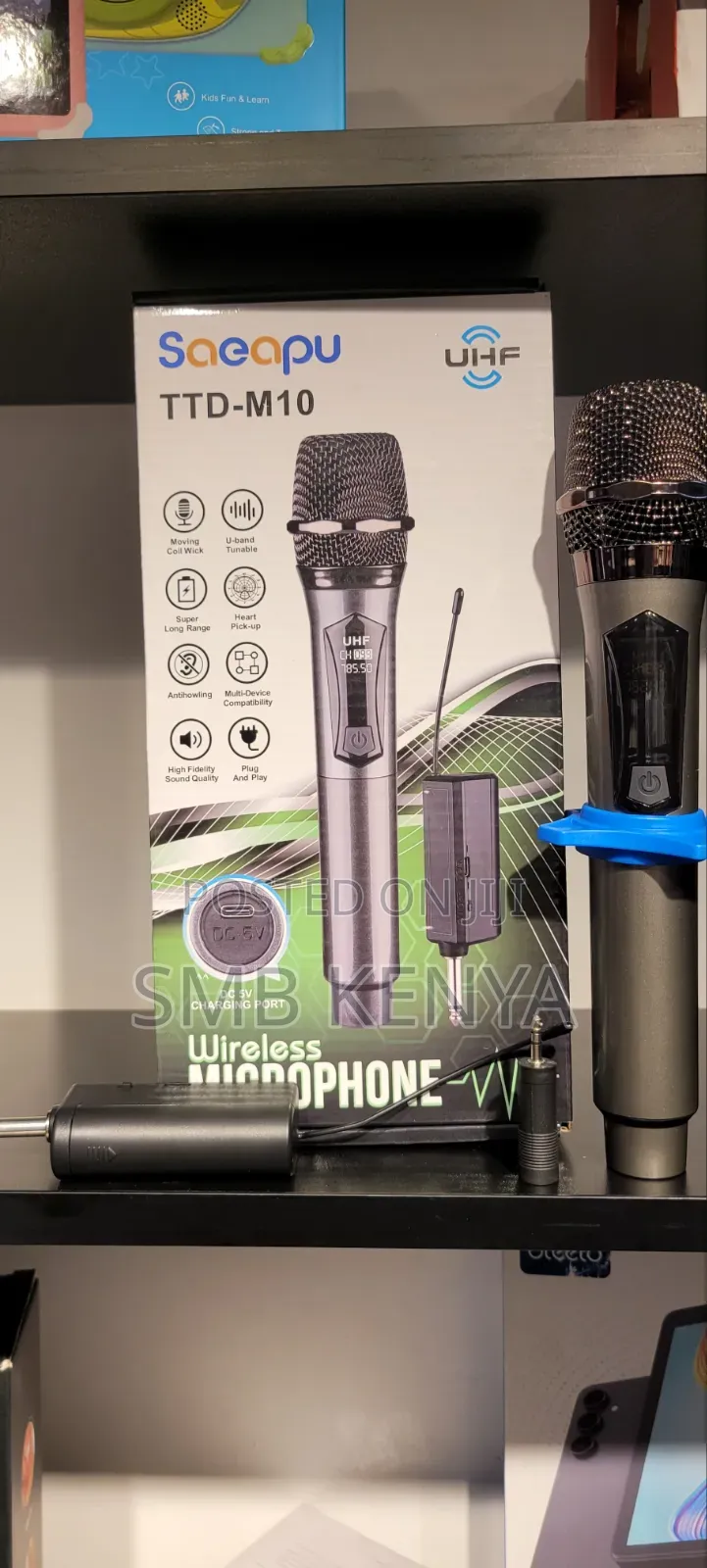 Uhf Wireless Microphone With Rechargeable Battery-TTD-M10