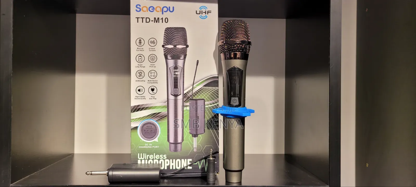 Uhf Wireless Microphone With Rechargeable Battery-TTD-M10