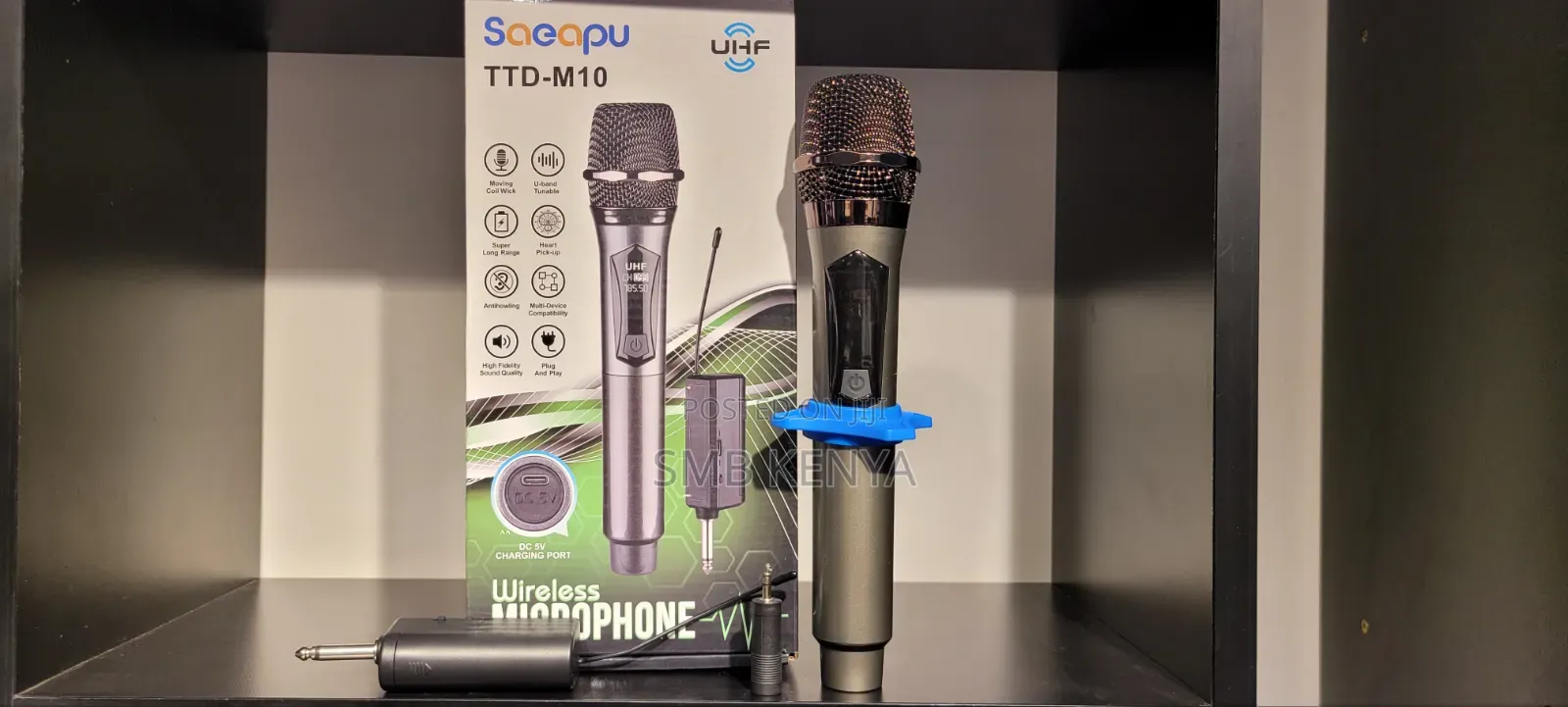 Uhf Wireless Microphone With Rechargeable Battery-TTD-M10