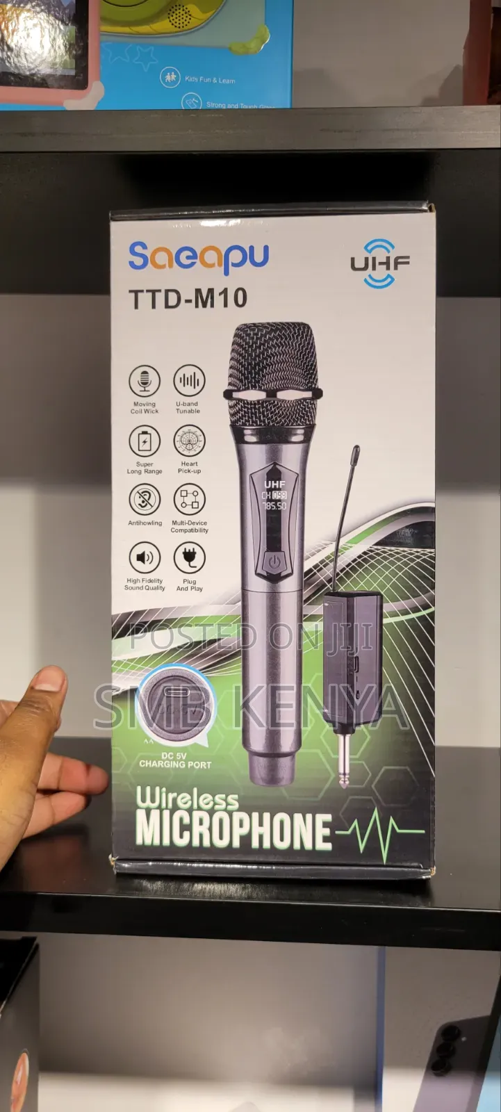 Uhf Wireless Microphone With Rechargeable Battery-TTD-M10