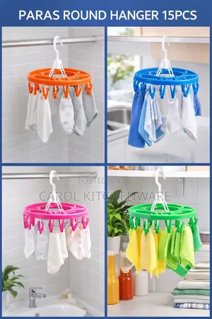 15 Pc Round Pegs Hanger