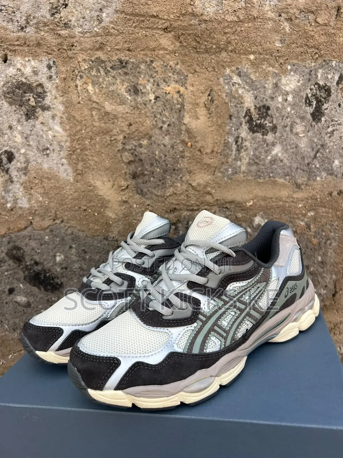 Asics Gel Nyc "Oatmeal Obsidian Grey"