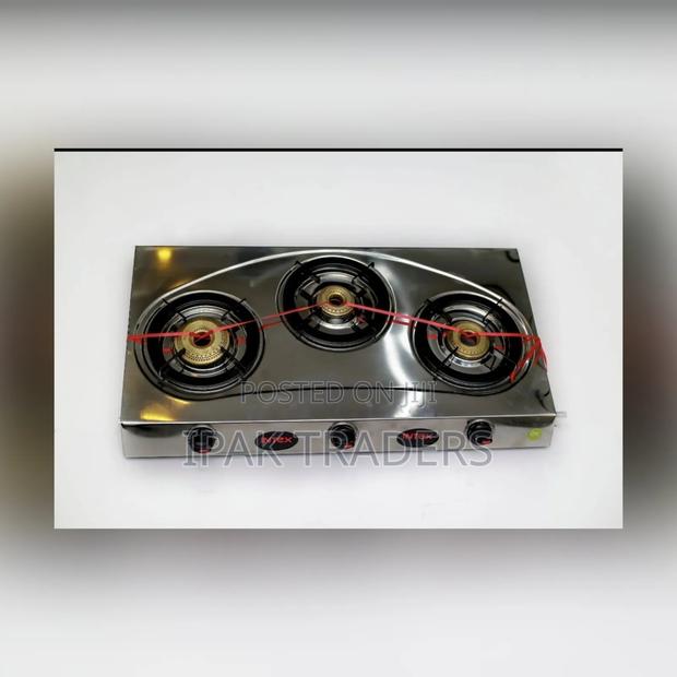 Intex Agni Ultra Gas Stove 3 Brass Burners and Ergonomic Designed Knob - thumbnail 2