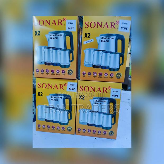 Sonar 2 Litre Cordless Plastic Kettle - thumbnail 2