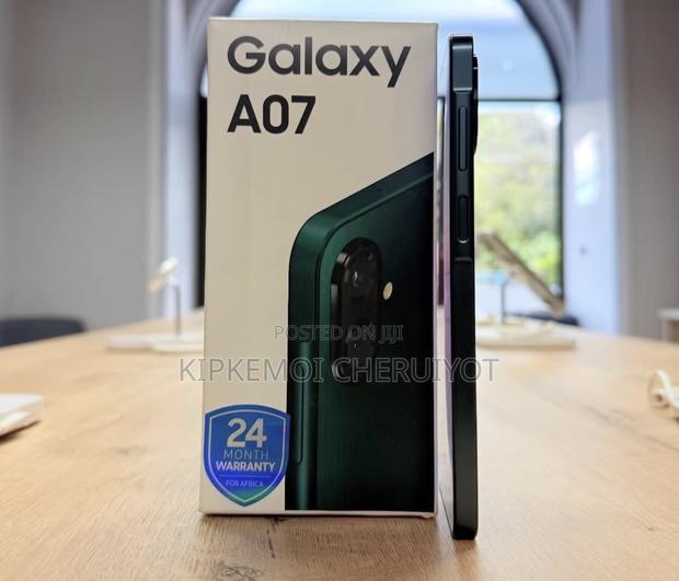 New Samsung Galaxy A07 4G 64 GB Black - thumbnail 3