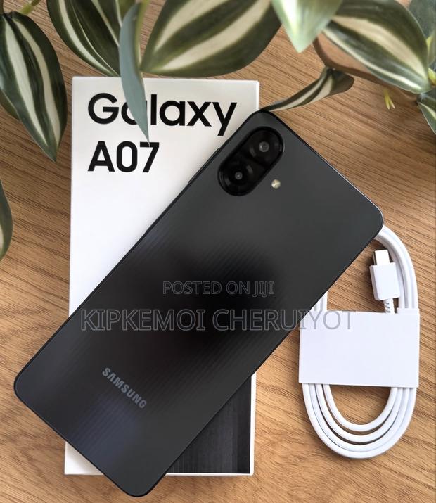 New Samsung Galaxy A07 4G 64 GB Black - thumbnail 2