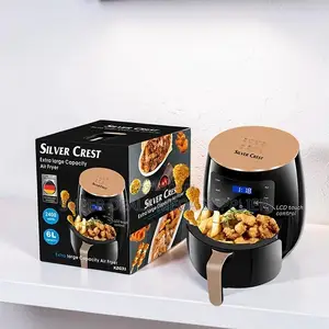 Premium Silver Crest 4/5/6/8l Touch Screen Digital Air Fryer