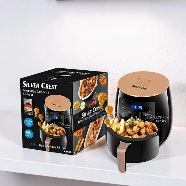 Premium Silver Crest 4/5/6/8l Touch Screen Digital Air Fryer