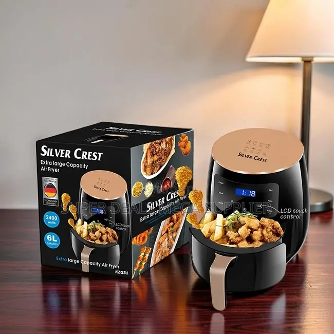 Advanced Silver Crest 4/5/6/8l Touch Screen Digital Air Fryer