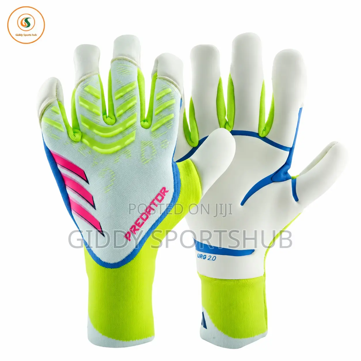 Predator Elite Pro Goalkeeper Gloves – White/Volt Edition
