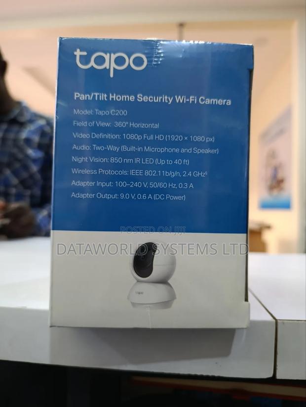Tp-Link Pan/Tilt Home Security Wifi Camera Tapo C200 - thumbnail 3
