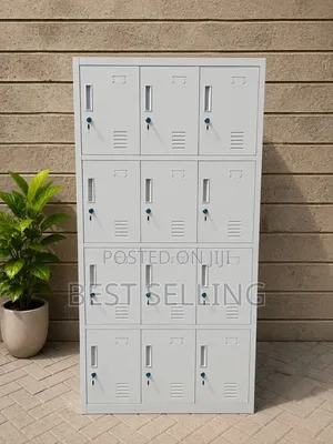Strong Metallic 12 Door Office Cabinet