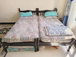 Single Sleeping Bed Frame With Mattress