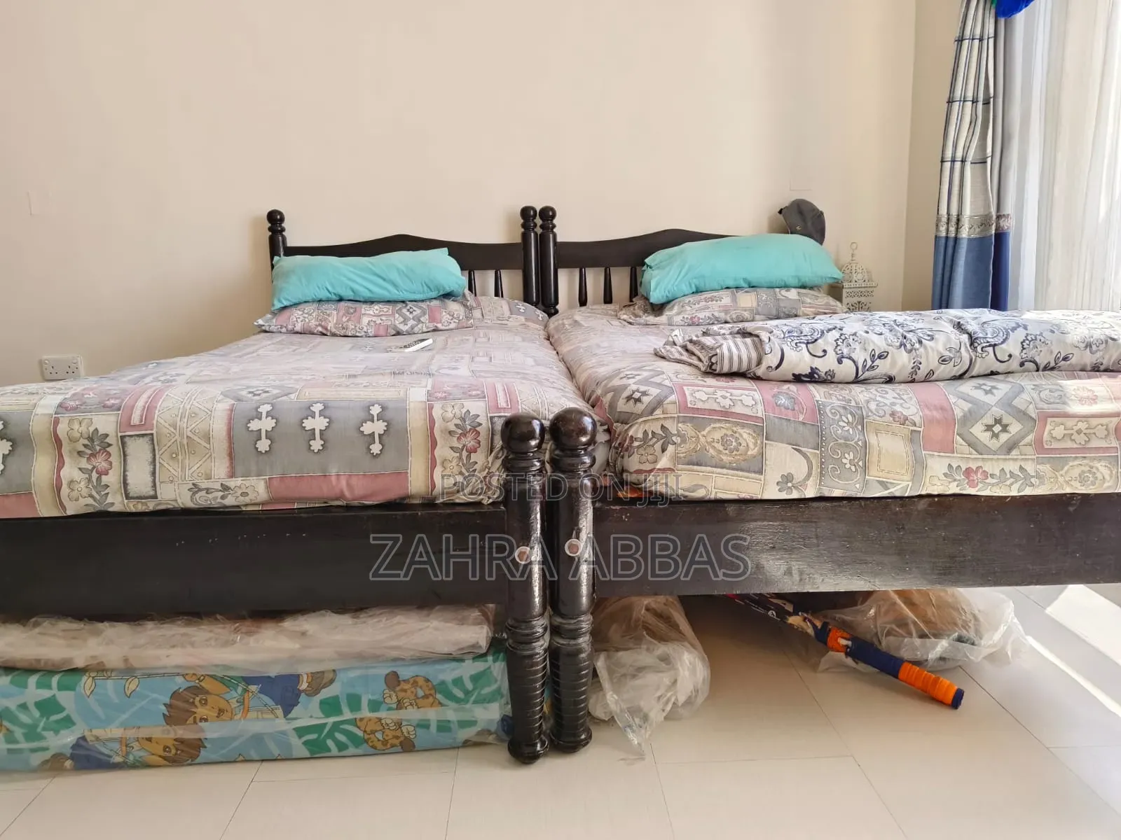 Single Sleeping Bed Frame With Mattress