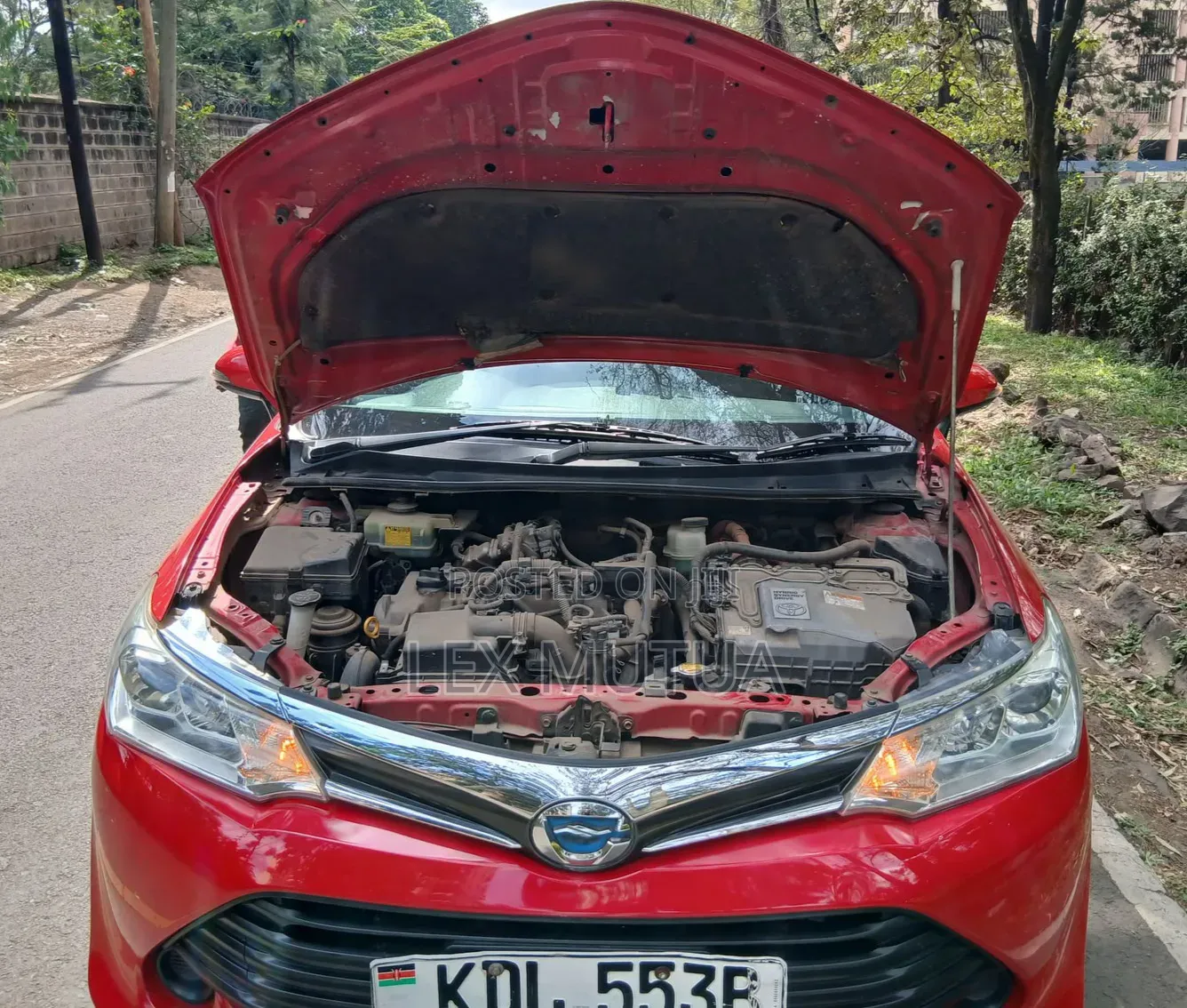 Toyota Corolla Fielder 2016 Red